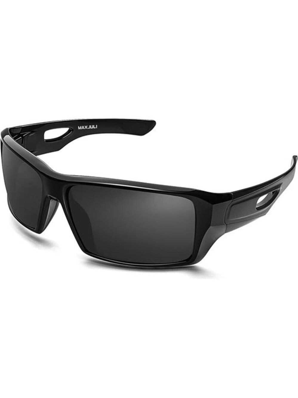 Polarized Wrap Around Sports Sunglasses UV400 Protection Large Head Men Women